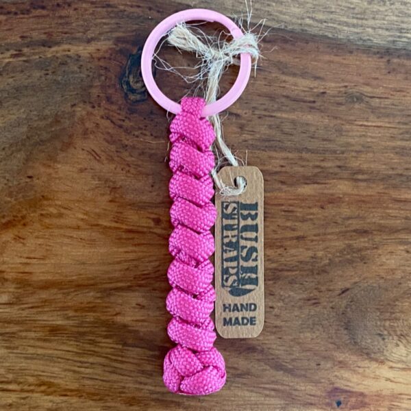 Paracord Keyring - Pink Range